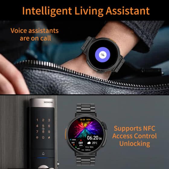 Lige nfc smartwatch ultra series