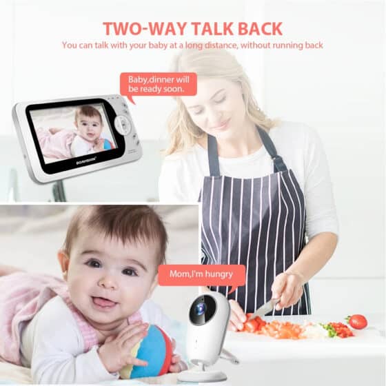 4.3 inch wireless video baby monitor