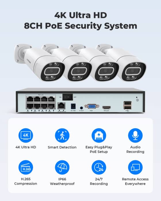 H.view cctv security camera system