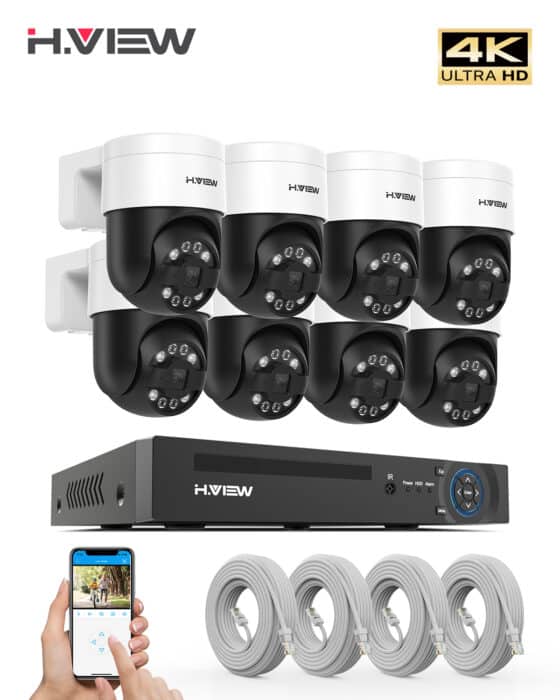 4k cctv home video surveillance kit