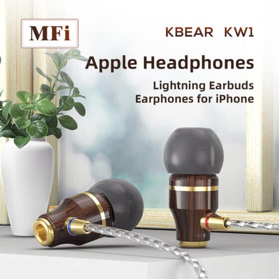 Kbear kw1 wired hifi earphones