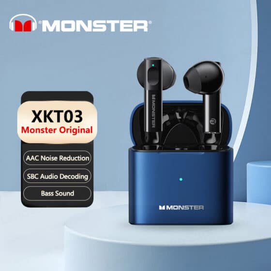 Monster xkt03 tws 5.2 wireless bluetooth earphones