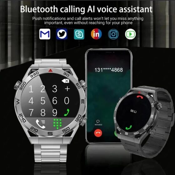 Smartwatch voice calling nfc gps tracker