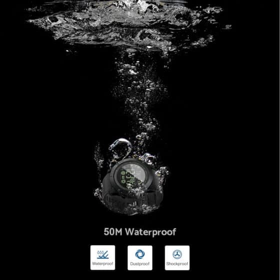 Sports smartwatch 5atm waterproof